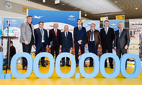 Iasi Airport and Blue Air celebrate the one millionth passenger of 2017 for the Romanian airport by partying in style