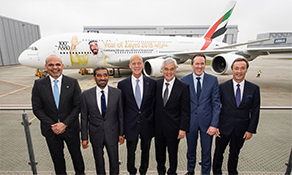 Airbus and Boeing increased productivity in November by 15%, delivering a combined 144 aircraft; Emirates welcomes 100th A380