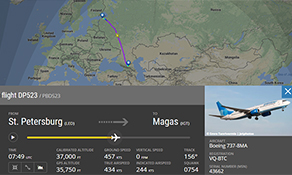 Pobeda premieres St. Petersburg to Magas service