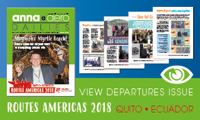 anna.aero World Tour 2018 starts at Routes Americas in Quito; CONNECT next week