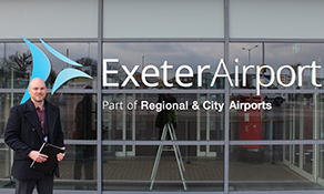 Exeter Airport bounces back above 900,000 annual passengers with traffic climbing 7.2% in 2017, the fifth consecutive year of growth