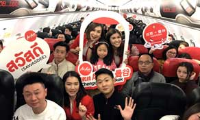 Thai AirAsia adds two Thai ties to China