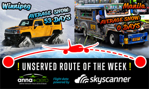 Winnipeg-Manila is "Skyscanner Unserved Route of the Week" with 70,000 searches; Philippine Airlines' next North American route??