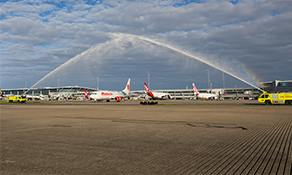 International airline growth picking up at Brisbane Airport; Malaysia Airlines set to return in June; airport traffic has doubled since 2000