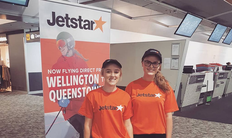 Jetstar Airways Wellington Queenstown 