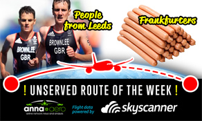 Leeds Bradford-Frankfurt is "Skyscanner Unserved Route of the Week" with 22,000 searches; next hub connection for bmi regional??