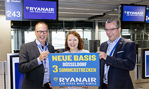 Ryanair opens its 86th European base
