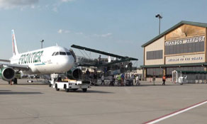 Frontier Airlines bounces into Branson