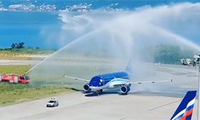 Azerbaijan Airlines arrives in Tivat