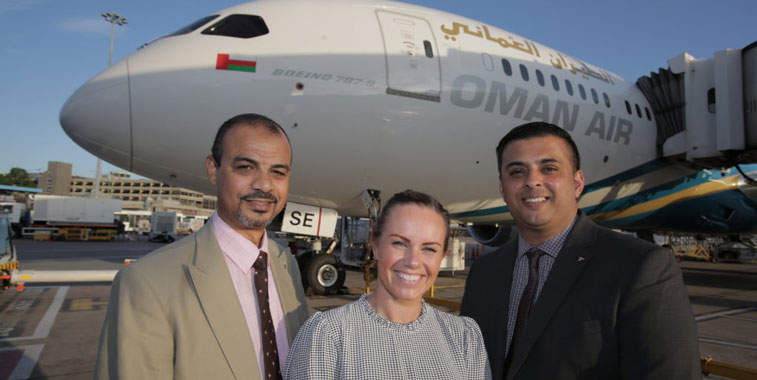 Oman Air Manchester Airport 