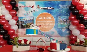 Air Century arrives in Aruba