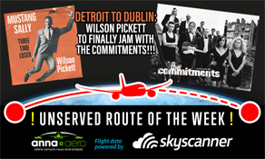 Detroit-Dublin is "Skyscanner Unserved Route of the Week" with over 21,000 searches; Aer Lingus' 13th US route??