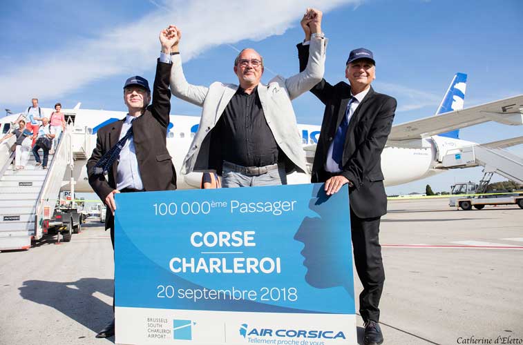 Air Corsica, Brussels Charleroi