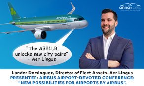 Airbus Airport-Devoted Conference, ACI Oslo: Aer Lingus to explain how “A321LR unlocks new city pairs”