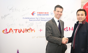 China Eastern Airlines chooses London Gatwick