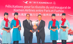 Xiamen Airlines now flies between Fuzhou and Paris CDG