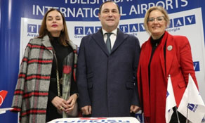 Turkish Airlines takes flight for Tbilisi from Ankara