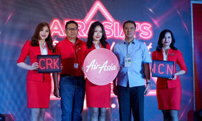 Philippines AirAsia sets off for Seoul from Clark