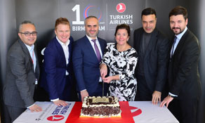 Turkish Airlines honours 10 years at Birmingham and one million passengers as carrier prepares to up frequency to twice-daily