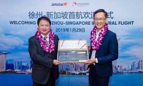 Jetstar Asia adds new Chinese connection with Xuzhou link