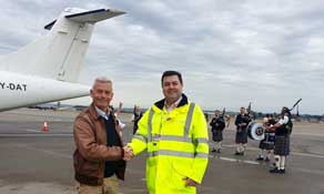 Danish Air Transport adventures to Aberdeen