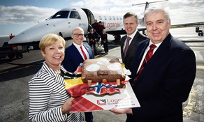 Loganair lands in Newcastle launching Norwegian and Belgian links