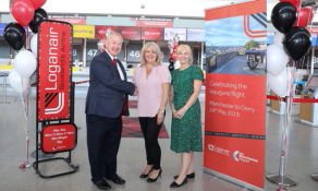 Loganair lands in Manchester with flights from Derry