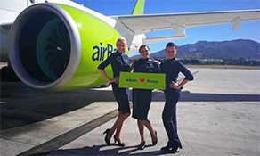 airBaltic launches flights from Tallinn to Malaga, Brussels and Copenhagen