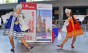 Ural Airlines connects Montepelier to Moscow Domodevo
