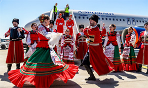 Aeroflot connects Moscow Sheremetyevo to Marseille