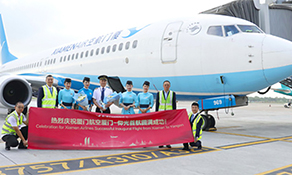 Xiamen Airlines adds Yangon to route network