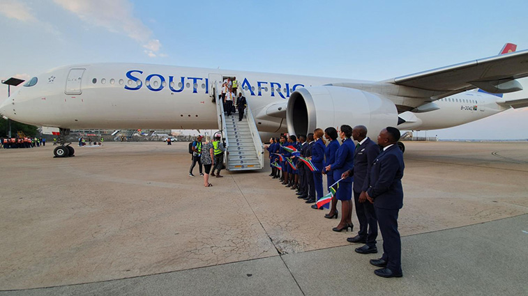 South African receives the first of four A350-900.