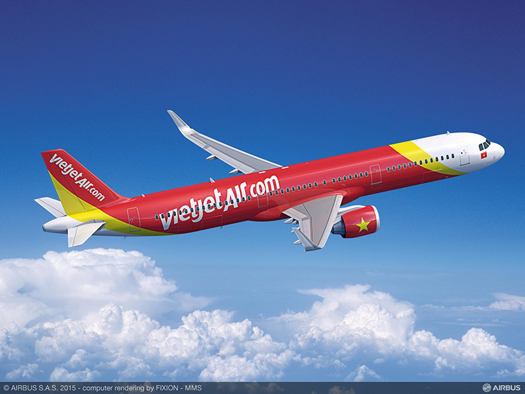 VietJet Air has announced 20 orders for A321 XLRs