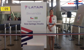 LATAM lands in Brasilia from Santiago