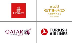 Turkish Airlines and the MEB3s' international network distribution