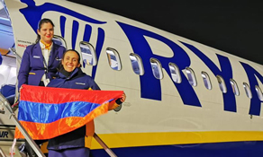 Ryanair adds Yerevan from Milan and Rome