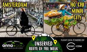 Amsterdam – Ho Chi Minh City "Unserved Route of the Week": 1.2m searches powered by Kiwi.com