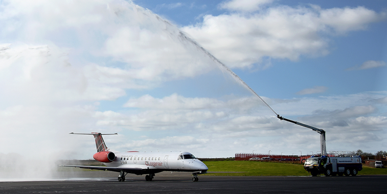 Loganair starts Isle of Man – Manchester; a market of 173,300 last year