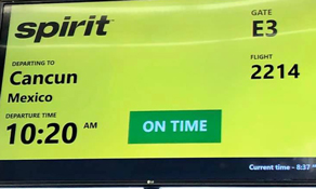 Spirit adds Cancun from Philadelphia