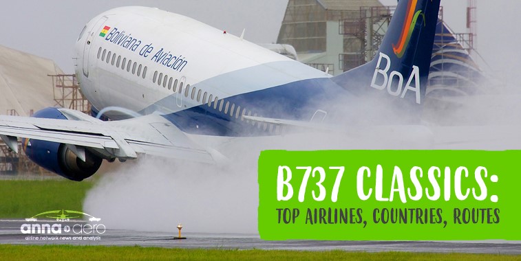 Boeing 737 Classic seats totalled 44 million last year, down 224 million since 2010 (1)