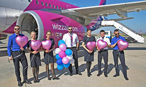 Wizz Air takes off from Vienna to Burgas