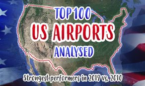 The US’ top-100 airports: Los Angeles, Seattle, Fort Lauderdale, Nashville stand out for growth since 2010