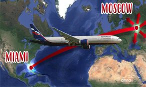 Aeroflot’s North America network analysed; New York #1, but where do people connect from Miami?
