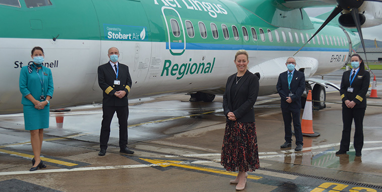 Aer Lingus Regional opens Belfast City base as new Edinburgh service takes off