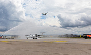Lübeck Air, a new scheduled airline, takes off to Munich and Stuttgart