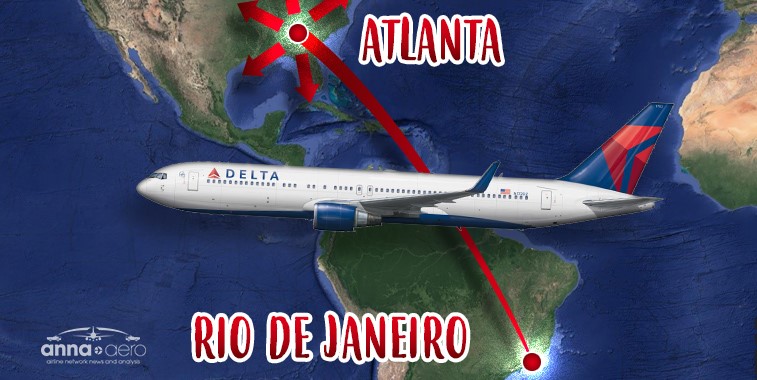 Delta resumes Rio - ATL in December; we examine this market + connectivity