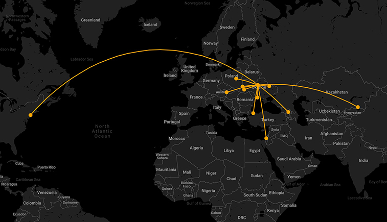 Ukraine International to restart JFK via KEF using B737-900ERs; the world's longest 737 route