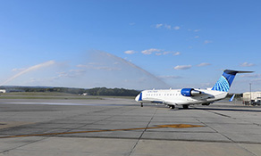United Express jets off to Chattanooga from Houston