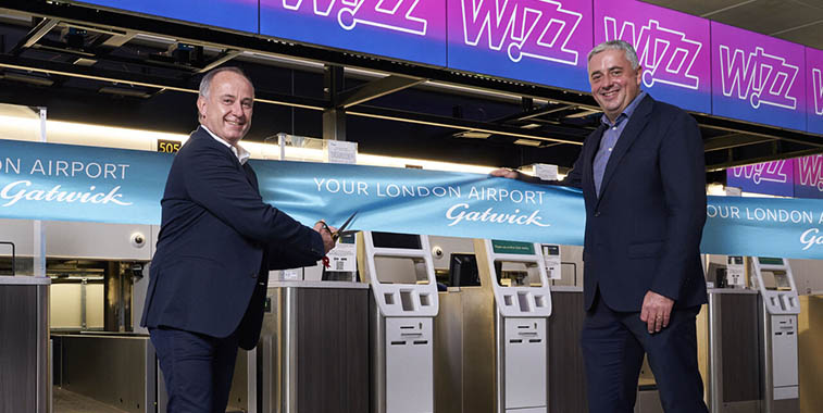 Gatwick opens as Wizz Air's second UK base