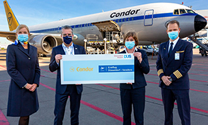 Condor jets off from Düsseldorf to Varadero
